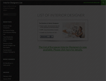 Tablet Screenshot of blr-interiordesigners.com